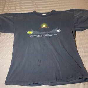 Labour Day Edmonton Eskimo Vs Calgary Stampeders Vintage Shirt Size XL